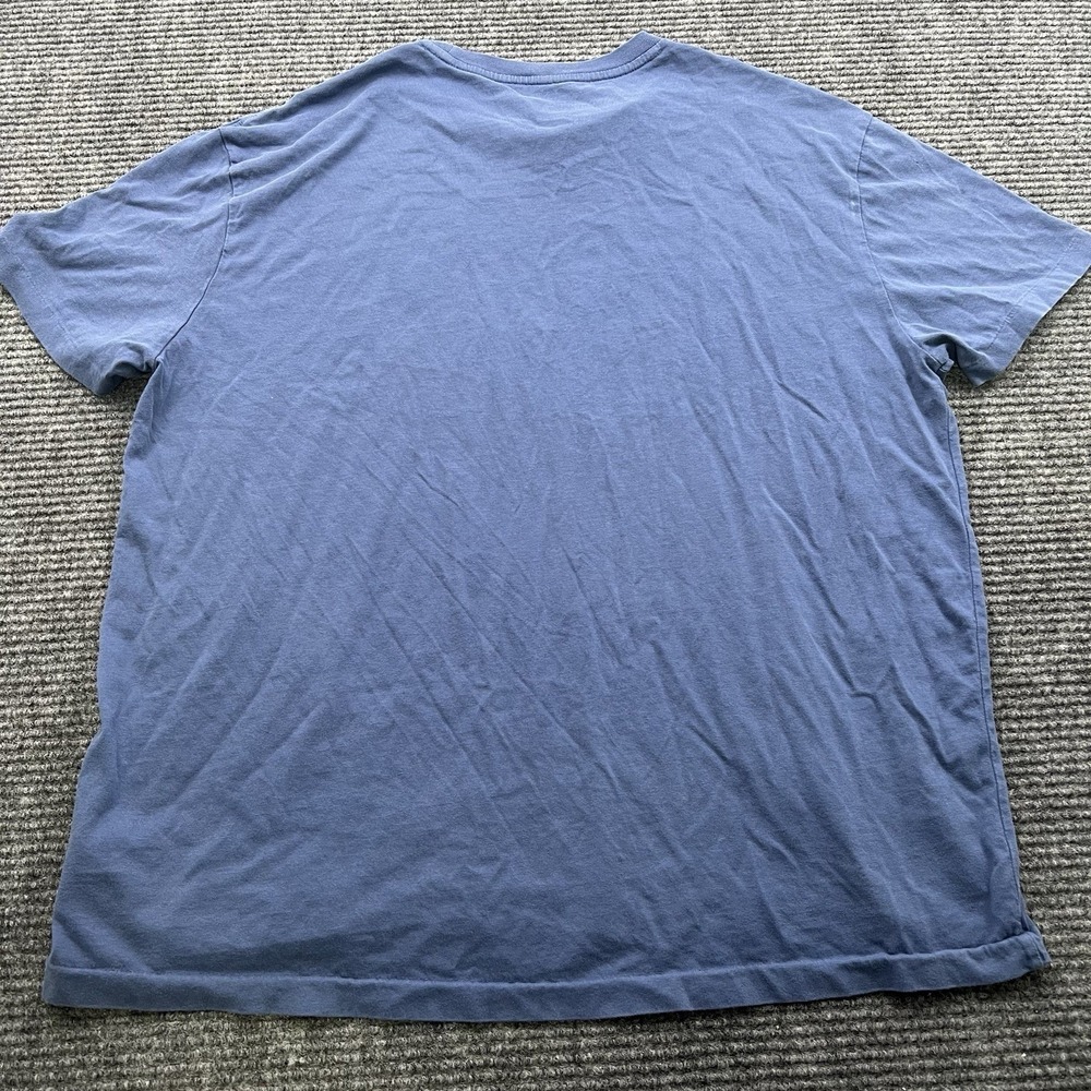 Polo Ralph Lauren Men's Large Blue Spell Out Hawaiian Print T Shirt Hula - Picture 4 of 8